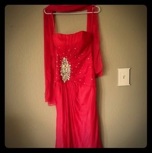 Red night/cocktail dress